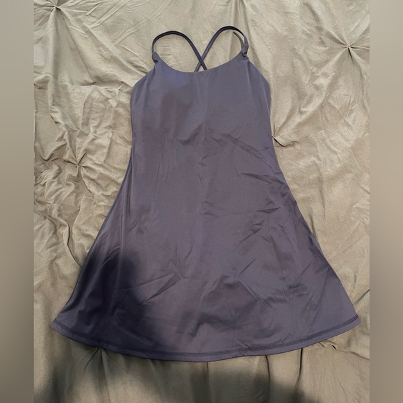 Halara Softly Zero Plush Backless Active Dress - Picture 5 of 11